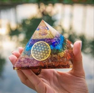 Seven Chakra Orgone Pyramid