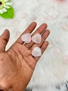 Heart Shape Rose Quartz Stone