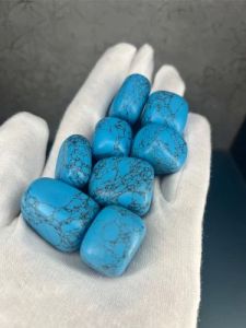 Blue Turquoise Tumbled Stone
