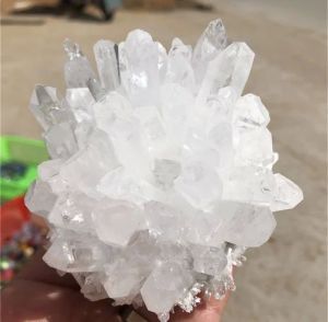 Natural Clear Quartz Crystal Cluster