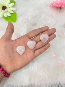 Heart Shape Rose Quartz Stone