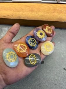 Seven Chakra Stone Oval Set For Healing