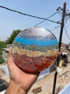 Seven Chakra Orgone Coaster