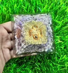 Amethyst Orgone Pyramid
