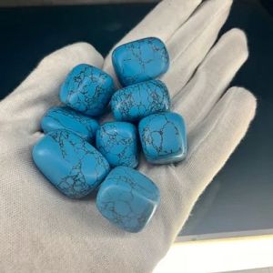Blue Turquoise Tumbled Stone