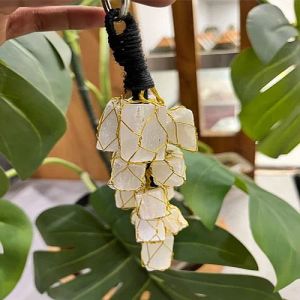 Selenite Stone Crystal Door Hanging