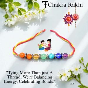 Seven Chakra Crystal Rakhi