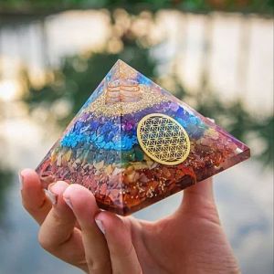 Seven Chakra Orgone Pyramid
