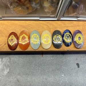 Seven Chakra Stone Oval Set For Healing