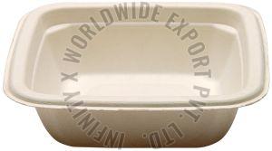 Square Sugarcane Bagasse Disposable Deep Bowl