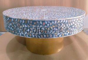 Camel Bone Inlay Coffee Table