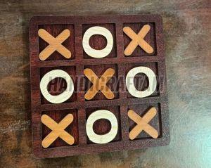 Wooden Tic Tac Toy Game Set
