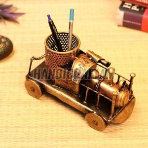 Wrought Iron Engine Pen Holder