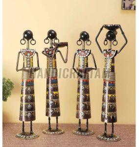 Iron Tribal Lady T-Light Holder