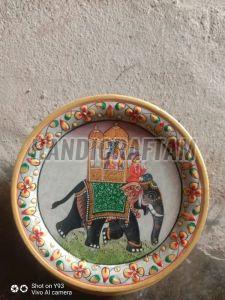 Decorative Marble Inlay Plate