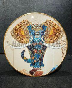 Round Metal Frame Wall Art