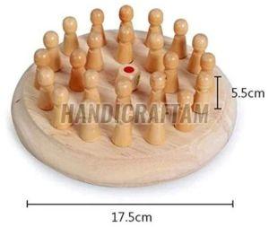 Wooden Memory Chess Game