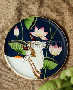 Hand Painted Wooden Wall Plates