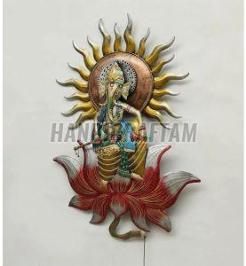 Decorative Iron Ganesha Wall Hanging