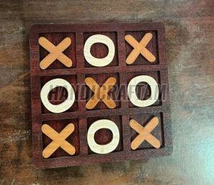 Wooden Tic Tac Toy Game Set