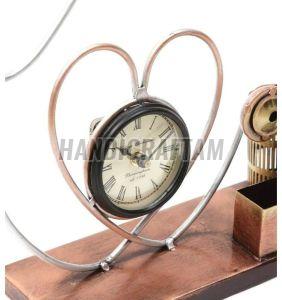 Stethoscope Clock Table Card Holder