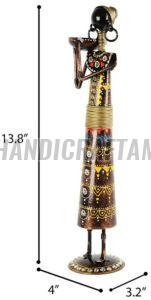 Iron Tribal Lady T-Light Holder