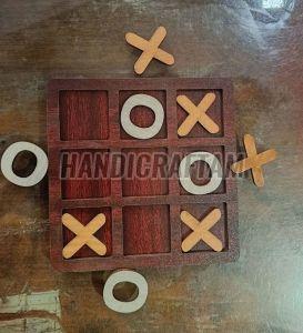 Wooden Tic Tac Toy Game Set