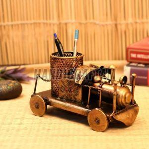 Wrought Iron Engine Pen Holder
