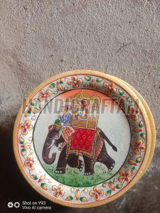 Decorative Marble Inlay Plate