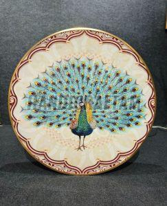 Round Metal Frame Wall Art