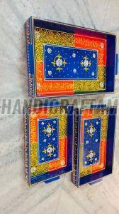 Hand Painted Wooden Serving Tray