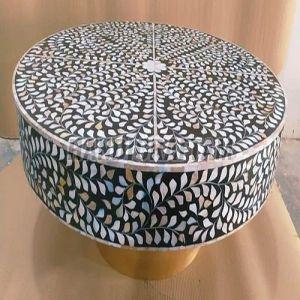 Camel Bone Inlay Coffee Table