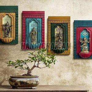 Hand Carved Wooden Jharokha