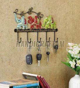 Wrought Iron Wall Mounted Key Holder