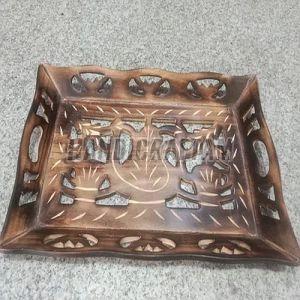 Wooden Carving Serving Tray