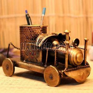 Wrought Iron Engine Pen Holder