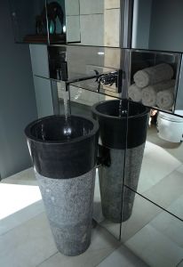 Floor Mounted Marble Wash Basin