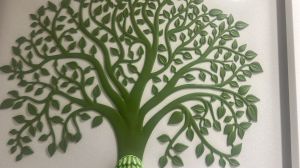 Green Carved Marble Decorative Tree