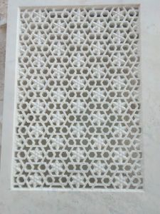 Hand Carved Marble Jali