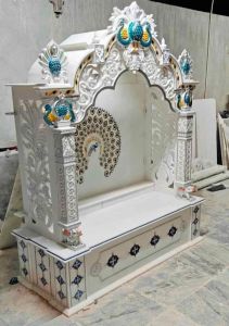Handicraft White Marble Temple