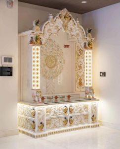 Unique White Marble Temple