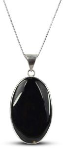 Onyx Black Oval Pendant