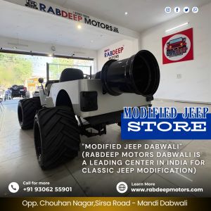This Powerful Modified Jeep from Rabdeep Motors Dabwali