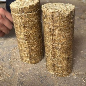 Mustard Stalk Briquette