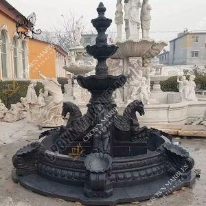 Black Marble Garden Fountain