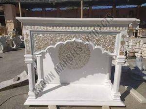 5.5 Feet Marble Pooja Temple