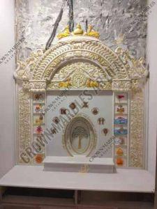 6 Feet Antique Home Marble Temple