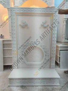 5 Feet White Marble Temple