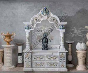 2x4 Feet White Marble Temple