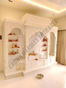 2x4 Feet White Marble Temple